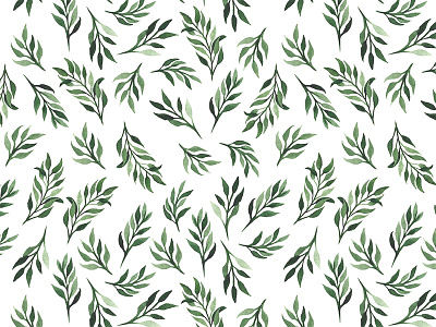 Leaf Pattern By Mackenzie Palma On Dribbble