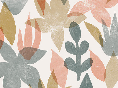 Plant Pattern minimal paint painting pattern plants simple