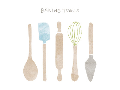 Baking Tools bake baking cake dessert rolling spatula spoon tools whisk