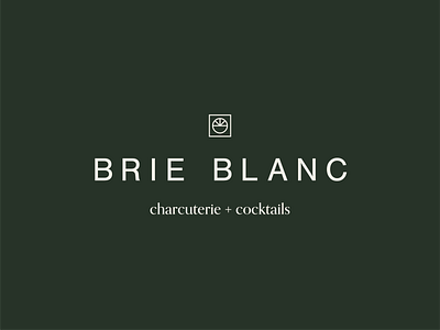 Brie Blanc adobe illustrator brand identity branding charcuterie cheeseboard cocktails graphic design logo design minimalism modern restaurant branding sophisticated typography vector artwork