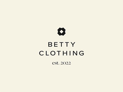 Betty Clothing brand identity branding clothing line e commerce fashion fashion boutique graphic design logo design minimalism modern sophisticated typography vector artwork vintage vintage clothing