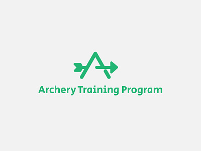 Archery Training Program branding design flat graphic icon illustration logo logodesign logodesigner logodesigns minimal minimalist