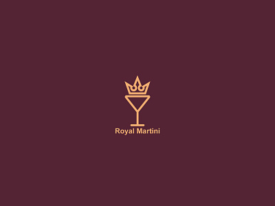 Royal Martini branding design flat icon illustration logo logodesign logodesigner logodesigns minimal minimalist