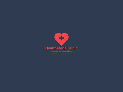 Healthstone Clinic branding design flat illustration logo logodesign logodesigner logodesigns minimal minimalist