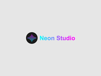 Neon Studio branding design gradient illustration logo logodesign logodesigner logodesigns minimal minimalist