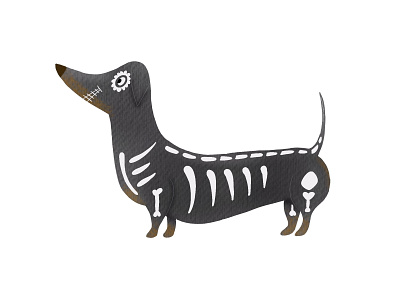 Spoooky Dachshund!