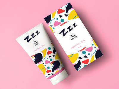 Packaging & corporate stationery design ZZZ cosmetics