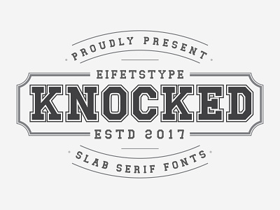 Knocked - Slab Serif Fonts