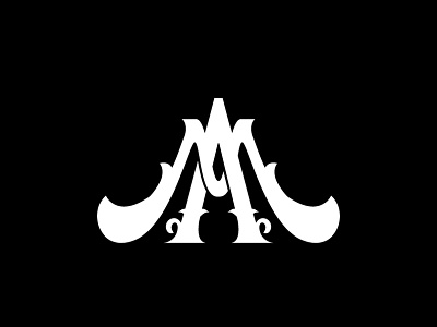 AM Monogram Vintage Logo