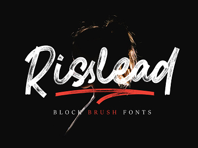 Risslead Block Brush Fonts