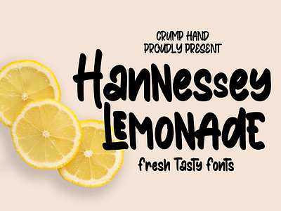 Hannessy Lemonade: Fresh Tasty Fonts!