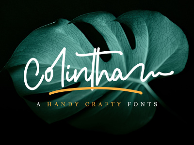 Colintha | ( Free Fonts ) Read Desc! customtype font font awesome fonts bundle logo font modern calligraphy modern font script signature typography