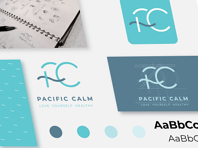 Pacific Calm | Logo Presentation