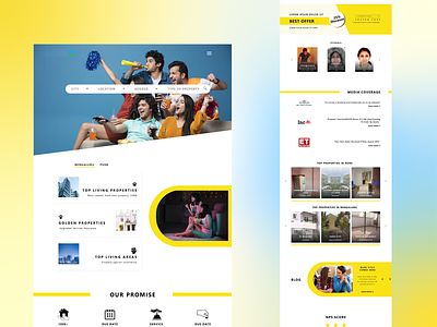 Homepage of a Rental Management Website homepage design ui uiux web website