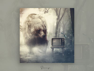 Concept Art _ Bear in a Forest