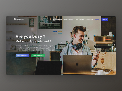 Appointment system and service managment app design ui ux web