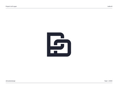 A-Z Logos: Letter B letter b lettermark logo logo design logodesign logomark minimalist logo monogram