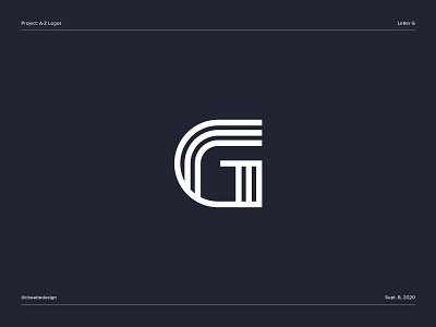 A-Z Logos: Letter G brand design branding g logo letter g lettermark logo logo design logodesign logomark minimalist logo monogram