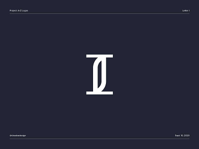 A-Z Logos: Letter I brand design branding letter i letter i logo lettermark logo logo design logodesign logomark minimalist logo monogram