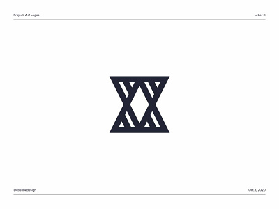 A-Z Logos: Letter X alphabet logo brand design branding letter x letter x logo lettermark logo logo design logodesign logomark minimalist logo monogram
