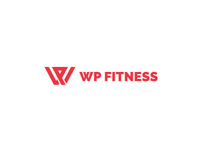 WP Fitness – Logo Design brand design branding lettermark logo logo design logodesign logomark minimalist logo monogram personal logo workout logo