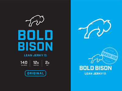 Bold Bison – Logo Design bison logo branding logo logo design packaging design