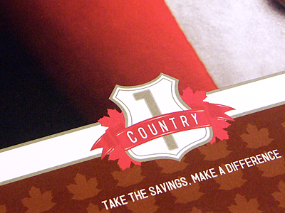 One Country logo presentation folder