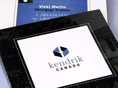 Kendrick Canada business cards logo