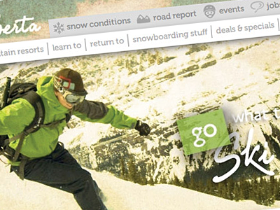 Go Ski Alberta cms website