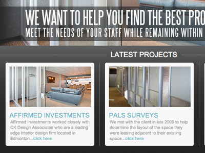Paul Nielsen Office Furniture Consultants website