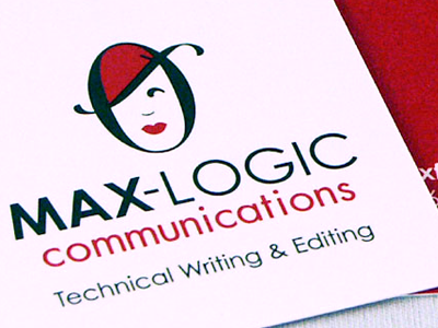 Max-Logic Communications business cards logo