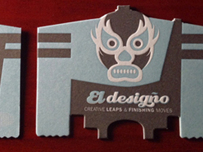 Ed Cards business cards die cut letterpress