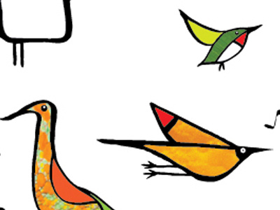 Ckua Birds birds illustration