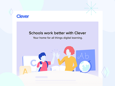 Clever Emails for Better Retention character character design digital education email email marketing email template illustration kids teacher