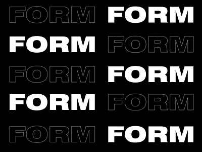Form of time animation motion type typography