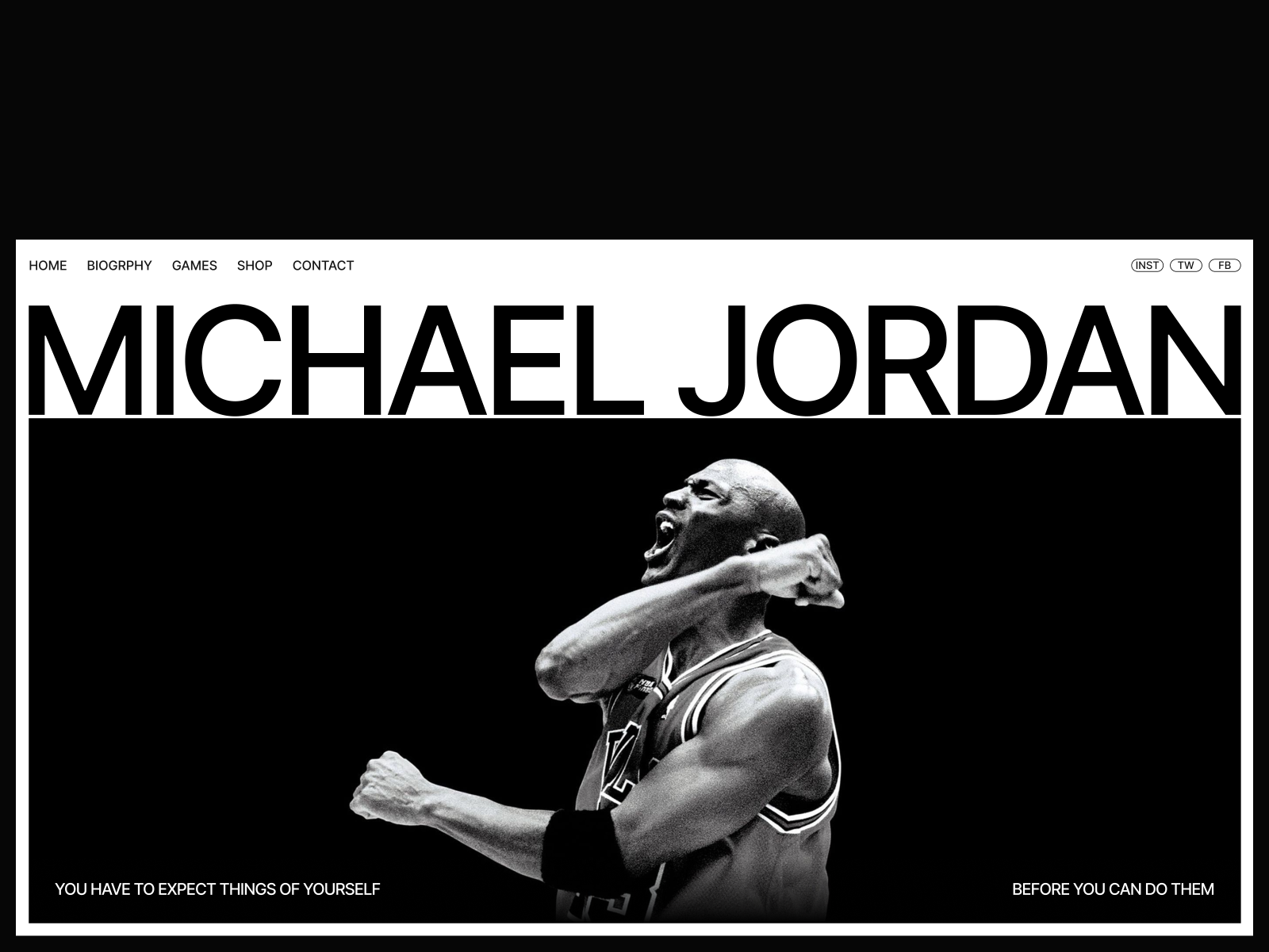 Jordan Website by Make Smth on Dribbble