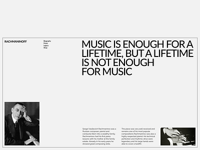 Rachmaninoff Website