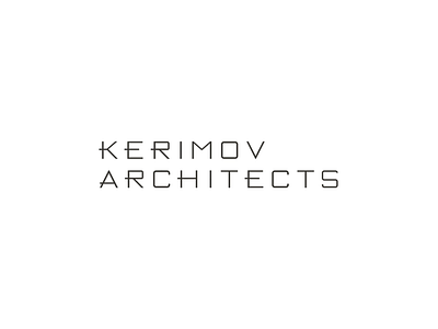 Kerimov Architects Logo Animation architect architecture architecture design architecture logo arquitetura brand branding design logo logotype minimalist