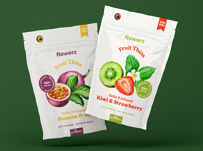 CBD infused Fruit Thins Pouch branding cannabis cannabis design cannabis packaging cbd cbd label design cbd packaging design embalagem package packaging