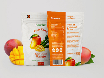 CBD Insused Fruit Thins Pouch