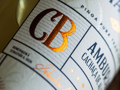 Capitão Bamú Cachaça Label Design