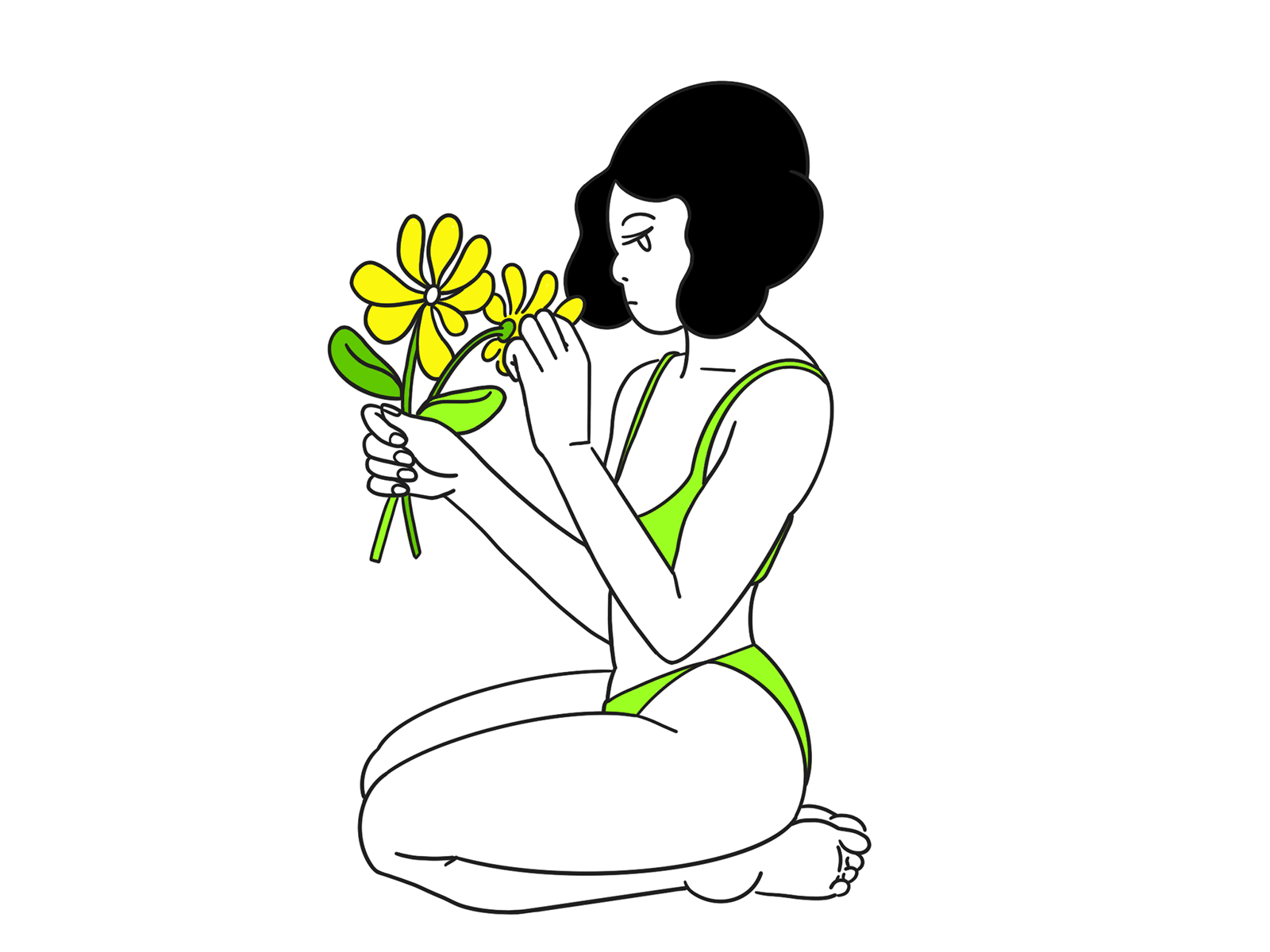 Flower Girl GIF