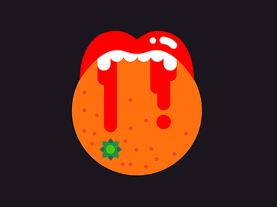 Blood Orange illustration illustrator orange pun vector