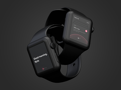 Apple Watch Task Management Design Concept @design presentation uiux