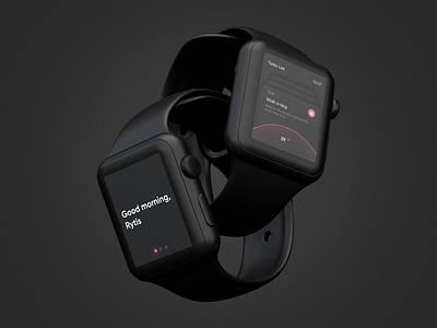 Apple Watch Task Management Design Concept