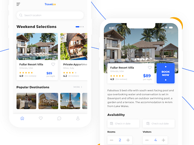 Travelco Booking Mobile App app design mobile mobile app mobile app design mobile application presentation ui uiux ux