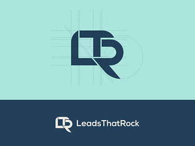 Leads That Rock Logo - Monogram / Lettermarks logo branding design graphic design ill illustration lettermarks logo monogram vector