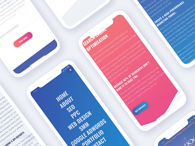 Mobile Mockups for Apex Digital