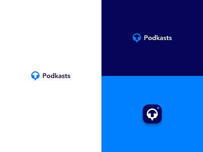 Podkasts Logo Design app branding branding design graphicsdesign logo logodesign podcast podcast logo