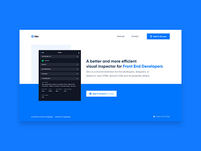 Chrome Extension Landing Page